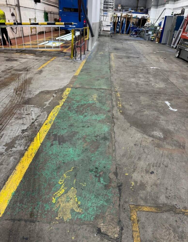 Floor surface preparation by C&R