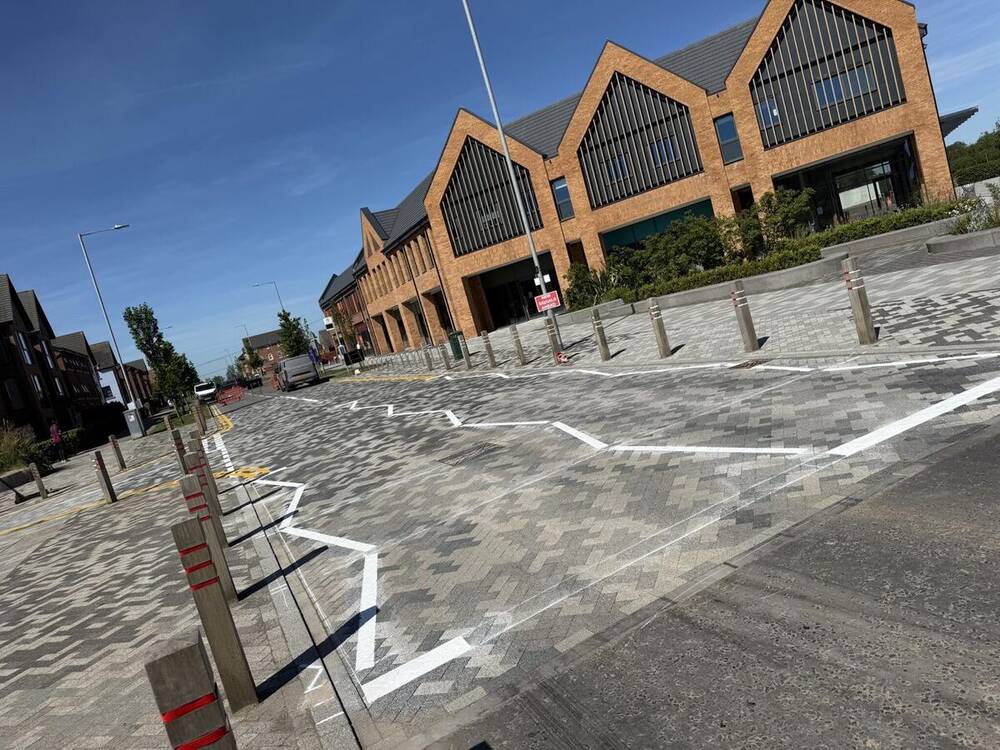 Modern public-realm line marking by C&R