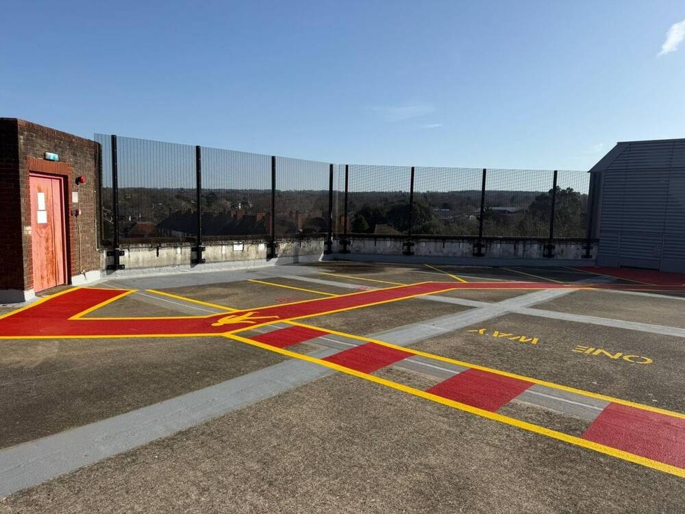 Car park line marking by C&R
