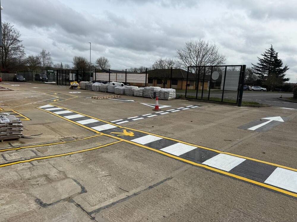 Road and yard line marking by C&R