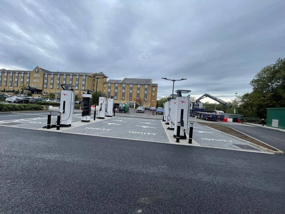 EV charging bay marking by C&R