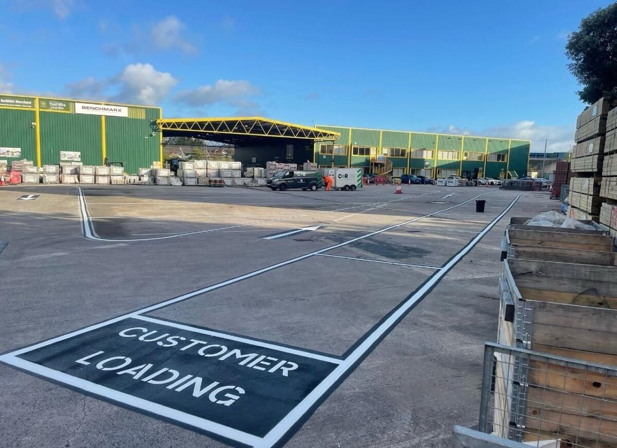 Yard line marking by C&R