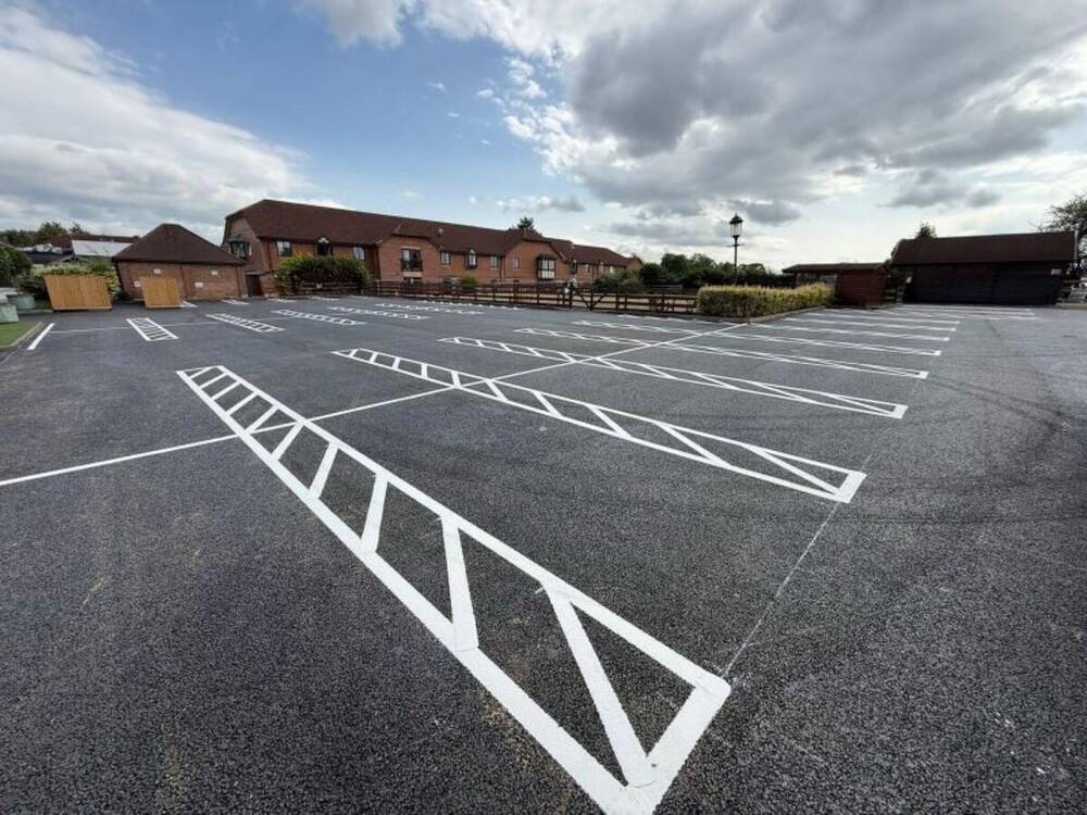 Car park bay markings by C&R
