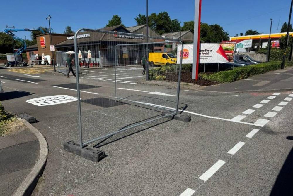 New-build site line marking by C&R