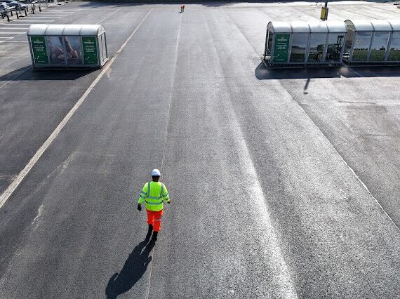 What are the time frames on line marking?