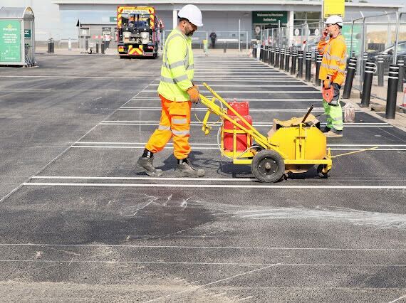 What Materials Are Used in Professional Line Marking?